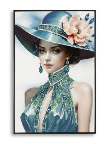 SCHILDERIJ OP DOEK GELAKT PAM MET LIJST -B- CM 62X4X92, Ophalen of Verzenden, Nieuw