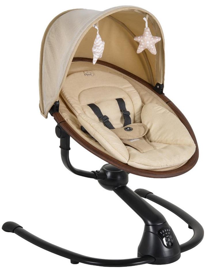 Cangaroo Cloud Premium+ Beige Babyschommel, Kinderen en Baby's, Wipstoeltjes, Nieuw, Verzenden