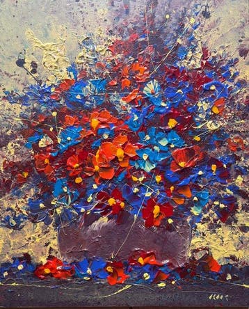Janusz Kik (1956) - Bouquet 303, Antiek en Kunst