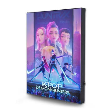 KPop Demon Hunters Canvas Print met Licht, Ophalen of Verzenden, Nieuw
