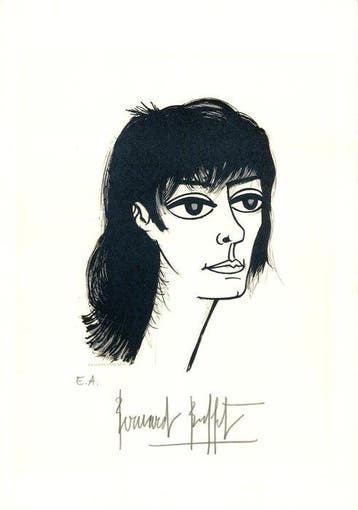 Bernard Buffet (1928-1999) - Portrait dAnnabel Buffet