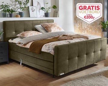 Caresse Boxspring Gold 7010 Elektrisch - 140 x 200, Nieuw