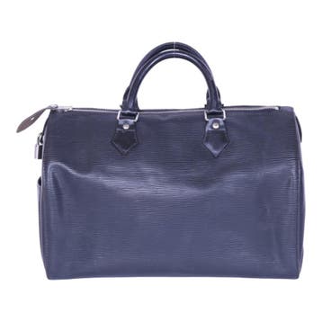 Louis Vuitton Speedy 35 Epi Noir, Verzenden, Zo goed als nieuw