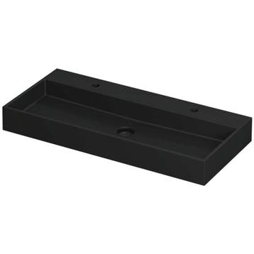INK United Wastafel Porselein met 2 Kraangaten incl., Ophalen of Verzenden, Nieuw