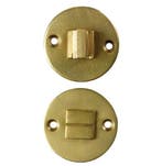 Toiletgarnituur Jolie rond 52 mm antiek goud, Verzenden, Nieuw