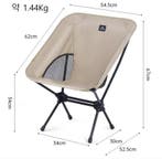 Opvouwbare Campingstoel Lichtgewicht Brede Zitting 150kg, Verzenden, Nieuw
