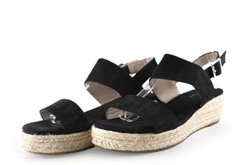Dolcis Sandalen in maat 40 Zwart, Dolcis, Verzenden, Zwart, Sandalen of Muiltjes
