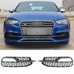 Mistlamp Grillen Audi S3 8V 13-16 zwart-chroom, Ophalen of Verzenden, Nieuw