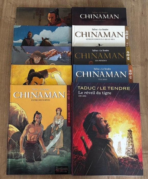 Chinaman T1 à T10 - Série complète - 10x C - 10 Album -, Boeken, Stripboeken