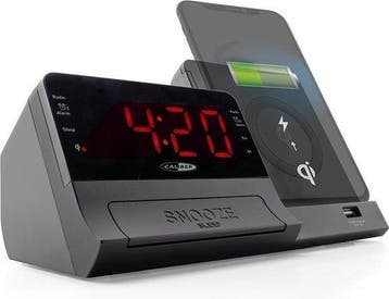 Caliber HCG012QI-BT - Wekkeradio met bluetooth en QI lader -, Verzenden, Nieuw