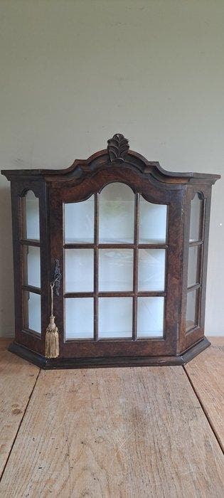 Vitrinekast - Wortelnoten - For your Cabinet of Curiosities, Antiek en Kunst, Curiosa en Brocante