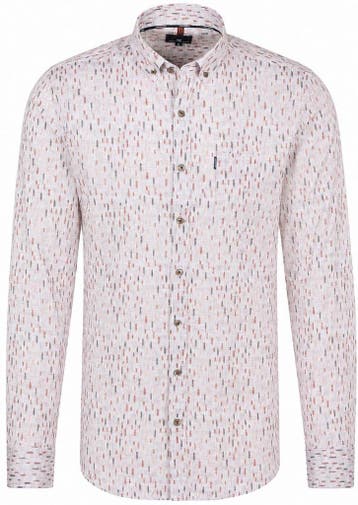 State of Art Overhemd Poplin Print Multicolor maat M Heren, Verzenden, Nieuw, State of Art