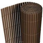 Flexibele tuinscherm Hidden balkonscherm PVC 90x300 cm bruin, Verzenden, Nieuw