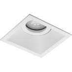 GU10 Inbouwspot Set - Mat Wit - Inbouw Vierkant - Kantelbaar, Metaal of Aluminium, Nieuw, Ophalen of Verzenden, Led