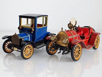 1:18 - Modelauto (2) - Schuco Oldtimer – Mercer Typ 35 J
