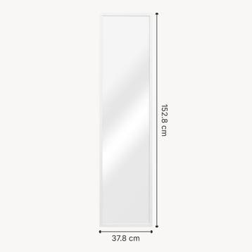 [en.casa] Spiegel vrijstaand Giovinazzo verstelbaar 152,8x37, Huis en Inrichting, Woonaccessoires | Spiegels, Verzenden, Nieuw