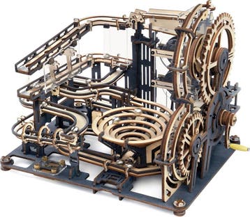 Robotime Marble Night City Houten Rad Knikkerbaan DIY Knu..., Verzenden, Nieuw