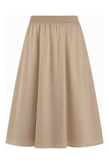 Nukus Rok in maat L Beige, Nukus, Verzenden, Zo goed als nieuw, Beige