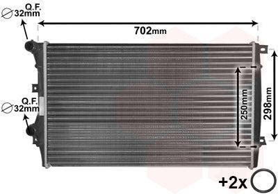 Audi A3 Radiator 1.2 TSi / 1.4 TFSi / 1.8 TFSi / 1.9 TDi..., Auto-onderdelen, Carrosserie en Plaatwerk, Nieuw, 3 maanden garantie