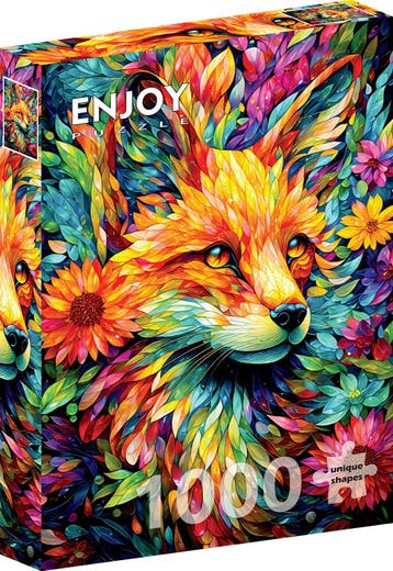 Flower Garden Fox Puzzel (1000 stukjes) | Enjoy Puzzle -, Verzenden, Nieuw