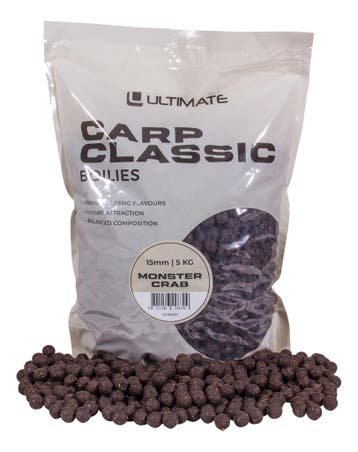 Ultimate Carp Classic Boilies 15mm 5kg - Monstercrab, Verzenden, Nieuw, Overige typen