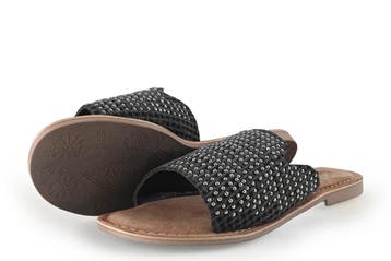 Lazamani Slippers in maat 42 Zwart, Kleding | Dames, Schoenen, Slippers, Verzenden, Zwart, Lazamani