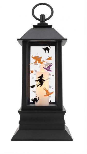 Halloween LED Lantaarn - Heksen en Katten, Ophalen of Verzenden, Nieuw