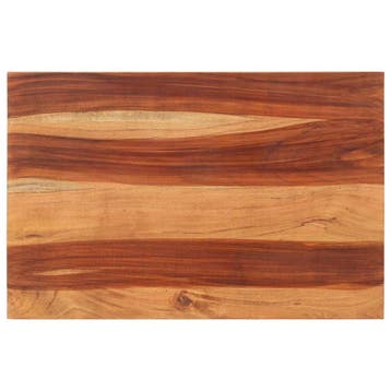 vidaXL Tafelblad 25-27 mm 60x90 cm massief acaciahout, Verzenden, Nieuw