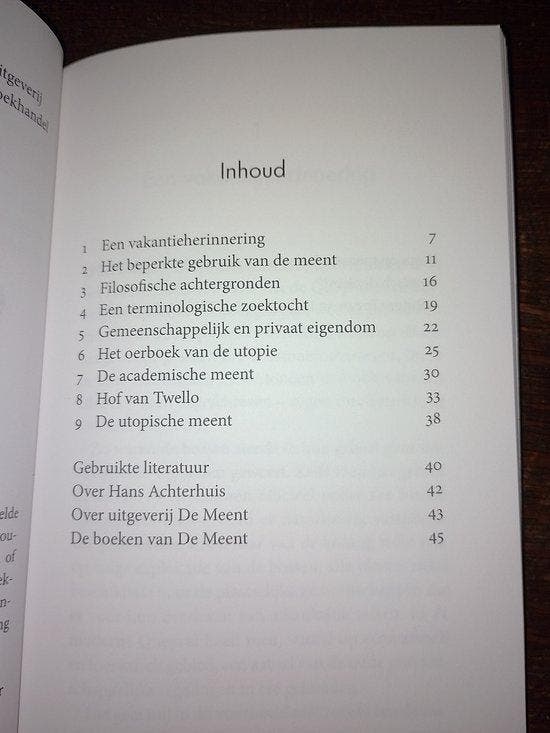 De meent - Hans Achterhuis 9789083112589, Boeken, Literatuur, Zo goed als nieuw, Verzenden