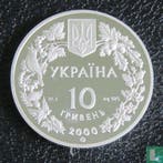 Oekraïne 10 hryven 2000 (PROOF) Freshwater crab, Verzenden, Overige landen, Losse munt, Goud