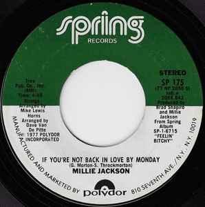 vinyl single 7 inch - Millie Jackson - If Youre Not Back..., Verzenden, Zo goed als nieuw, 7 inch, R&B en Soul