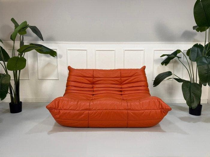 Ligne Roset - Sofa - Togo - Leder, Antiek en Kunst, Kunst | Designobjecten