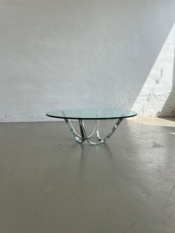 Bacher - Werner Lindner - Salontafel - Model 2075 - Chroom,