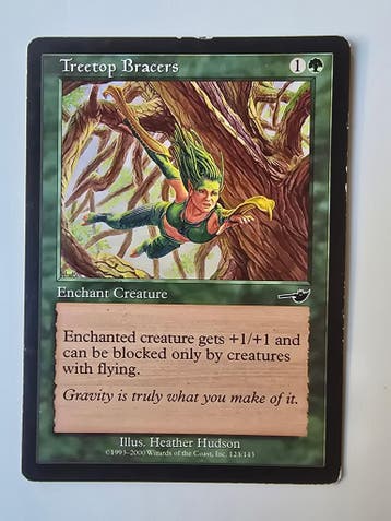 TREETOP BRACERS (NEMESIS) (123/143) (MTG) (TRADING CARD), Verzenden, Gebruikt