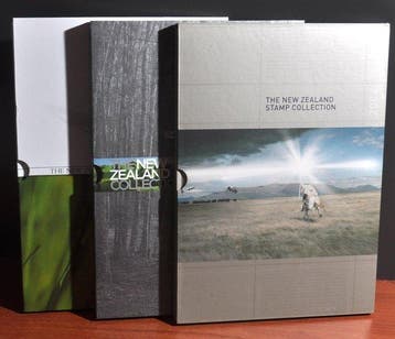 Nieuw-Zeeland 2003/2005 - 3 Nieuwe luxe Jaarboeken 2003,, Gestempeld