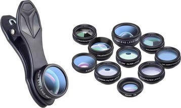 10 in 1 Smartphone Lens Kit | Clip on Lenzen Kit 10 Verschil, Verzenden, Nieuw