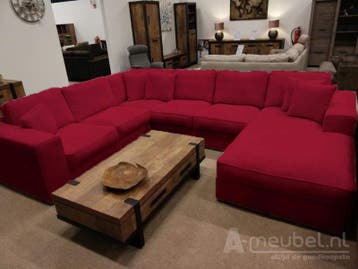 U-Bank Berlicum - u-banken - Rood, Huis en Inrichting, Nieuw, Stof