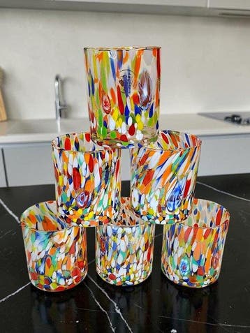 MurArt - MurArt - Drinkset (6) - Glas - Murrine