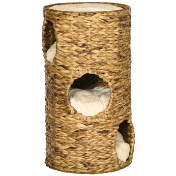 TRUUSK Krabton Kattentoren 73cm - 3-Niveaus - Met Kussen - W, Verzenden, Nieuw