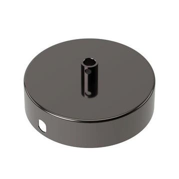 Plafondkap | Calex (Rond, 1 lamp, Glanzend parel zwart), Verzenden, Nieuw