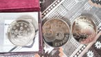 België, Spanje. 5 Ecu 1987/1990 (3 coins) (Zonder