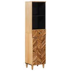 vidaXL Badkamerkast Bruin 38 x 33,5 x 160 cm Massief Mango, Verzenden, Nieuw, (Half)hoge kast