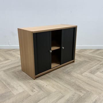 Vepa roldeurkast vv 1 legbord (hxbxd) 76x100x42 cm beuken -, Ophalen of Verzenden, Gebruikt