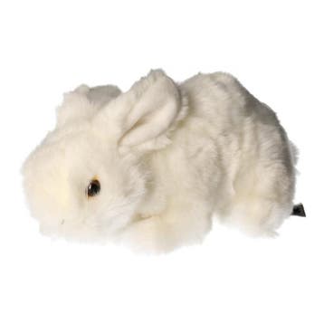 Konijn knuffel - pluche - wit - 20 cm - dierenknuffel, Verzenden, Nieuw