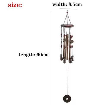 Metalen Windgong met Klokken voor Tuin en Balkon Decor, Verzenden, Nieuw