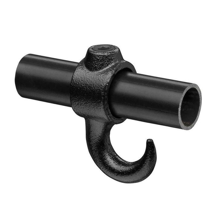 Buiskoppeling Haak Ø 42,4 mm Zwart Gelakt Staal, Doe-het-zelf en Verbouw, IJzerwaren en Bevestigingsmiddelen, Nieuw, Verzenden