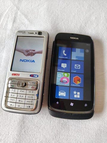 Nokia N73+Nokia Lumia 2000s Classic original - Mobiele, Nieuw