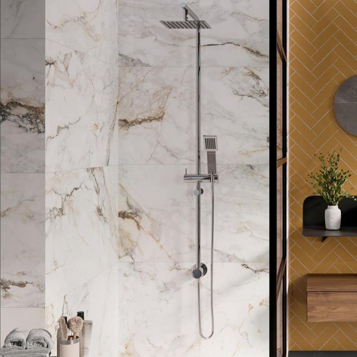 Vloertegel Douglas & Jones Marbles 60x120 cm Mat Pisa Gold, Doe-het-zelf en Verbouw, Tegels, Ophalen of Verzenden
