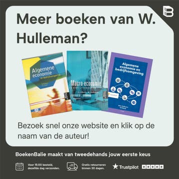 Economics an Bussiness environment - W. Hulleman, Verzenden, Gelezen, W. Hulleman