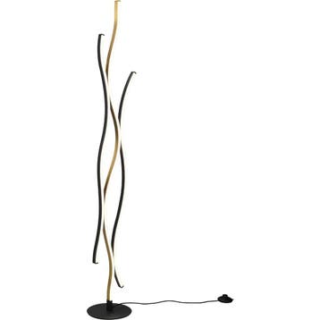 Vloerlamp - Dimbaar - 1-lichts - Chroom, Huis en Inrichting, Lampen | Vloerlampen, 100 tot 150 cm, Nieuw, Overige fittingen, Ophalen of Verzenden
